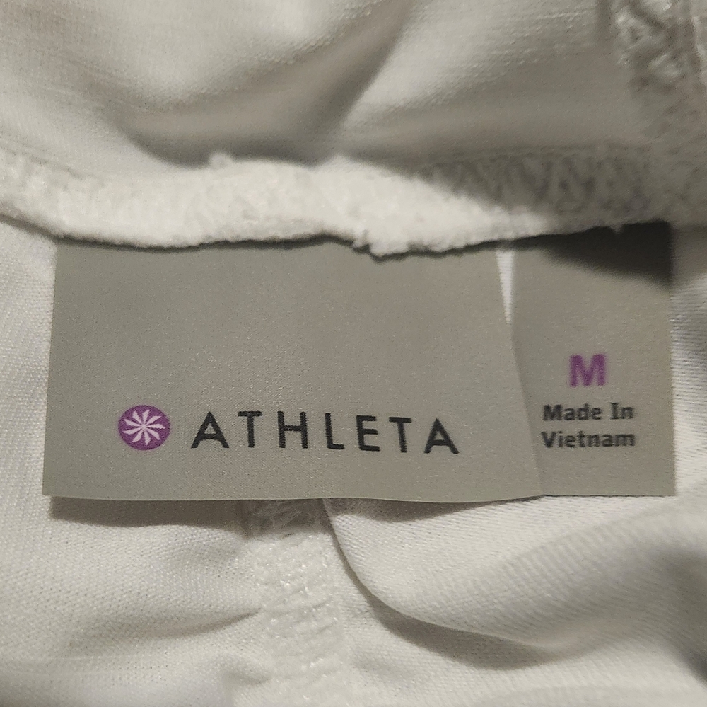 Athleta White Lightweight Pull On Jacket Size Med… - image 6